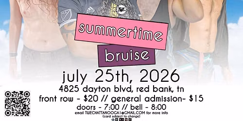 TWE Summertime Bruise - Live Pro Wrestling - TV Taping