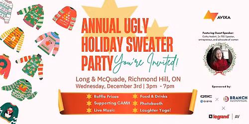 AVIXA GTA's Annual Ugly Holiday Sweater Party