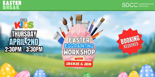 Easter: Egg Painting with Jen and Jackie (for ages 3+)