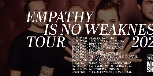 Die Happy \u2022 Empathy is no weakness Tour 2026 \u2022 Hannover