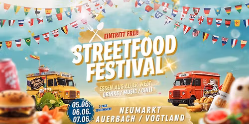 Streetfood Festival Auerbach 2026 | Eintritt frei