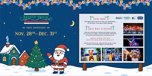 MarshWalk Wonderland of Lights- The South Strand's Only Free Walkthrough Christmas Light Display!