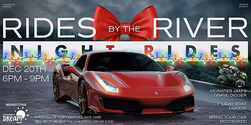 Rides by the River- Evening Edition!