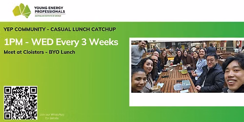 Young Energy Professionals Perth - Casual Lunch Catchup