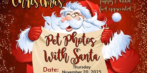 Pet Photos with Santa 
