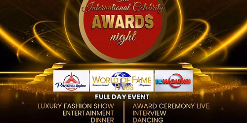 INTERNATIONAL CELEBRITY AWARDS PARIS