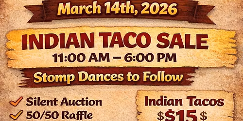 Indian Taco Fundraiser