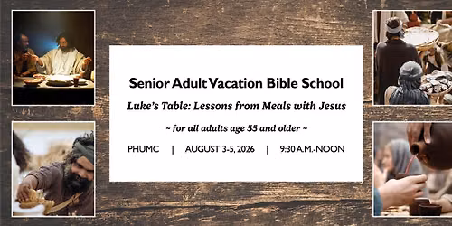Senior Adult Vacation Bible School