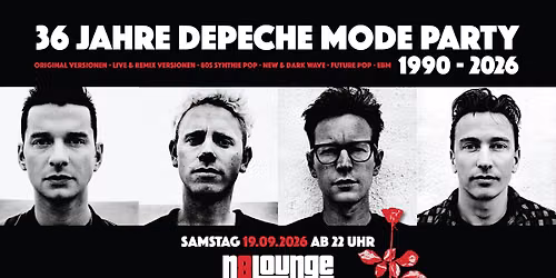 36 Jahre Depeche Mode Party