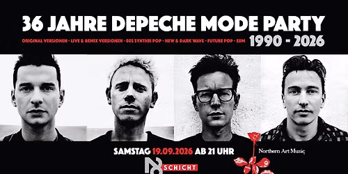 36 Jahre Depeche Mode Party