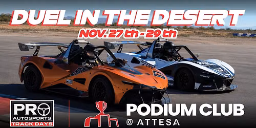 ProAutoSports Thanksgiving Weekend