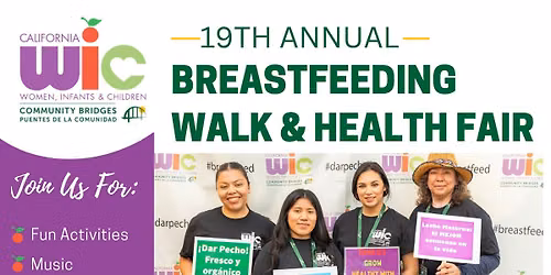 19th Annual Breastfeeding Walk & Health Fair \/ 19\u00aa Caminata Anual Lactancia Materna y Feria de Salud