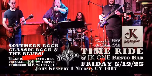 Time Ride Blues & Rock Band live @ JK ONE Resto Bar
