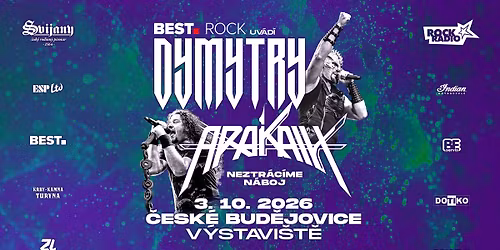 Dymytry & Arakain | BEST ROCK TOUR 2026 | \u010cesk\u00e9 Bud\u011bjovice