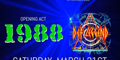 DEF LEGGEND ROCKS THE LOCAL W\/OPENER 1988