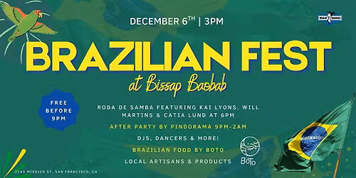 Brazilian Fest at Bissap Baobab