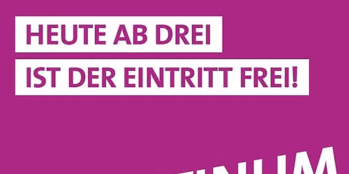 Sonntags ab drei - Eintritt im gesamten Albertinum frei