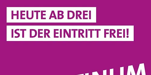 Sonntags ab drei - Eintritt im gesamten Albertinum frei