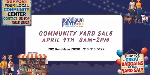 April Community Yard Sale 