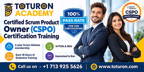 2 Days Certified Scrum Product Owner (CSPO) Training in Plano, TX