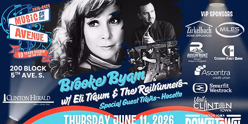 Brooke Byam with Eli Traum and The Railrunners: June 11th