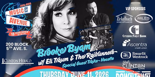 Brooke Byam with Eli Traum and The Railrunners: June 11th