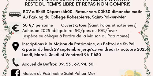 JOURNEE AU MARCH\u00c9 NO\u00cbL DE VALKENBURG (trajet en bus depuis St Pol sur Mer)