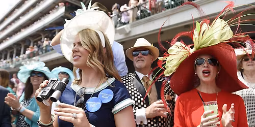Kentucky Derby watch party and women's fancy hat contest with Mint Juleps