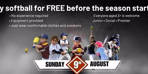\ud83e\udd4e Howick Softball Club - FREE Have A Go Day! \ud83e\udd4e