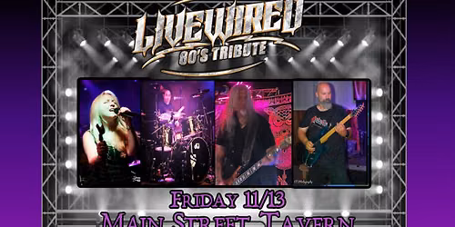 Live Music - Main Street Tavern - Friday, November 13th - 9:30 pm