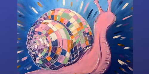 Disco Snail Paint Party $40