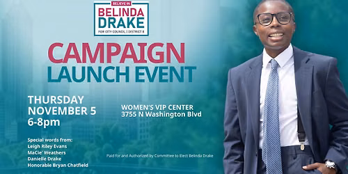 Believe in Belinda Campaign Launch Event
