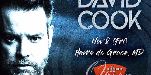 David Cook at City Winery - Boston