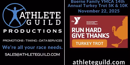 Boerne Family YMCA 14th Annual Turkey Trot 5K & 10K
