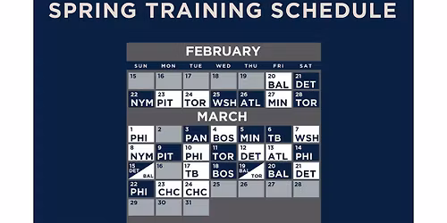 Spring Training: Chicago Cubs vs. New York Yankees