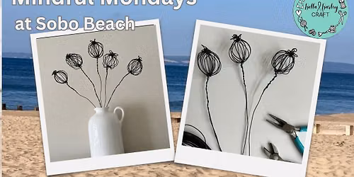 Wire poppy seed head workshop