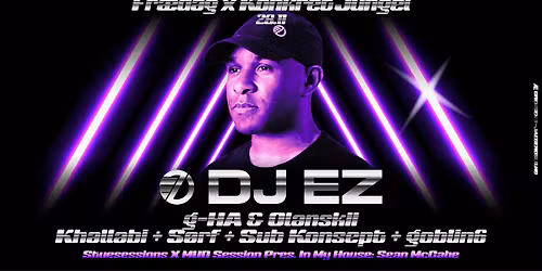 Fr\u00e6dag  x Konkret Jungel: DJ EZ + g-HA & Olanskii + Konkret Jungel DJs + Sean McCabe