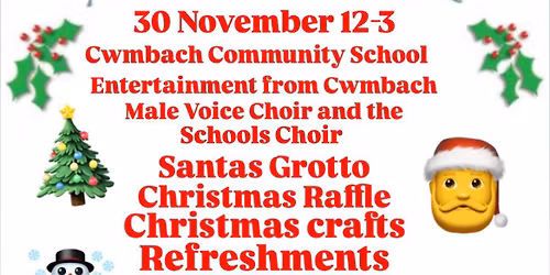 Cwmbach Winter Fayre