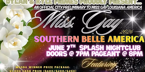 Miss Gay Southern Belle America 2026