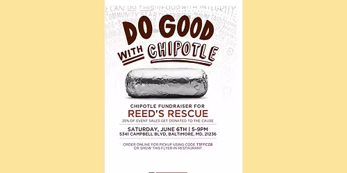 Chipotle Fundraiser