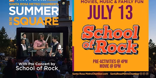 MOVIE MONDAY DOWNTOWN SANTA ROSA: School of Rock (2003)