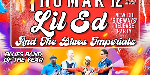 wcbe and crazy mamas concerts presents Lil Ed and Blues Imperials with Shaun Booker Dammit Band