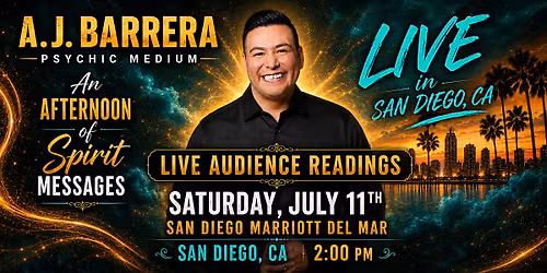 An Afternoon of Spirit Messages with Psychic Medium A.J. Barrera