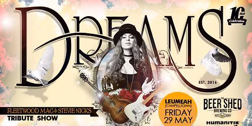 CAMPBELLTOWN | DREAMS Fleetwood Mac & Stevie Nicks Show at The Beer Shed