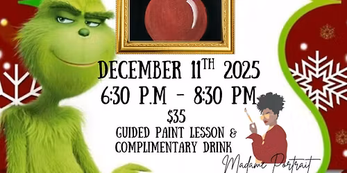 Paint & Sip @ The Grinch