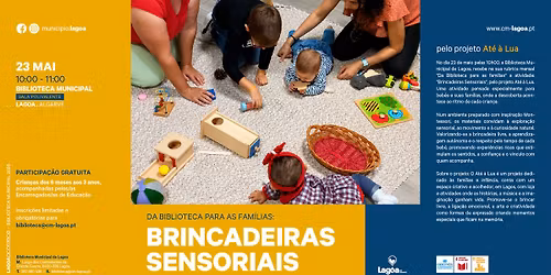 Da Biblioteca para as Fam\u00edlias | Brincadeira Sensoriais