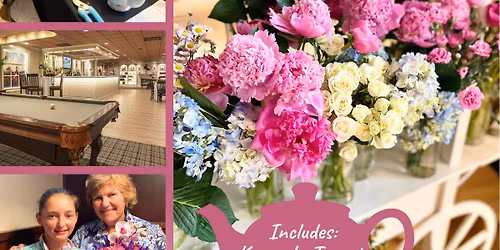 Brunch & Blooms: Make your own floral arrangement in a teapot!