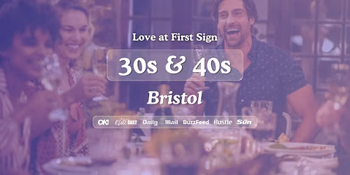 30s &amp; 40s Singles Night at Slug &amp; Lettuce Bristol | Love at First Sign