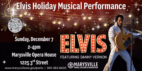 Elvis Holiday Musical Performance [SOLD OUT]