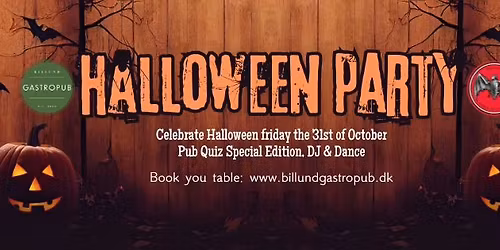 HALLOWEEN PARTY - PubQuiz&Dance